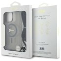 Etui Guess Crossbody Cord Script MagSafe na iPhone 16 Pro Max - czarne Guess