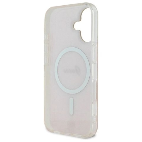Etui Guess IML 4G MagSafe na iPhone 16 Plus - różowe Guess