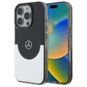 Etui Mercedes Doubel Layer BiColor MagSafe na iPhone 16 Pro Max - srebrne Mercedes