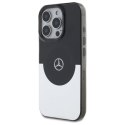 Etui Mercedes Doubel Layer BiColor MagSafe na iPhone 16 Pro - srebrne Mercedes