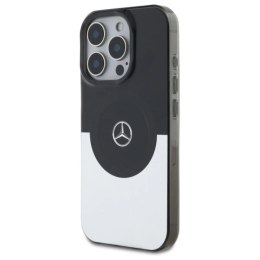 Etui Mercedes Doubel Layer BiColor MagSafe na iPhone 16 Pro - srebrne Mercedes