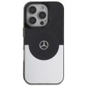 Etui Mercedes Doubel Layer BiColor MagSafe na iPhone 16 Pro - srebrne Mercedes
