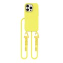 Etui Tech-Protect MagNecklace MagSafe ze smyczą na iPhone 16 Pro Max - zółte Tech-Protect