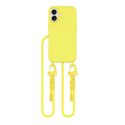 Etui Tech-Protect MagNecklace MagSafe ze smyczą na iPhone 16 - żółty Tech-Protect