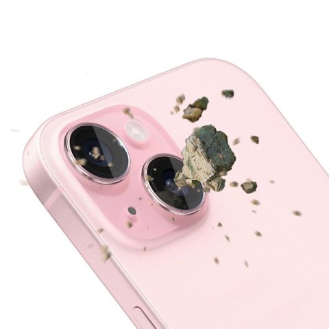 Osłona aparatu 3mk Lens Protection Pro Pink na iPhone 15