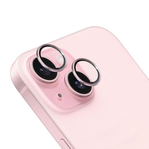 Osłona aparatu 3mk Lens Protection Pro Pink na iPhone 15