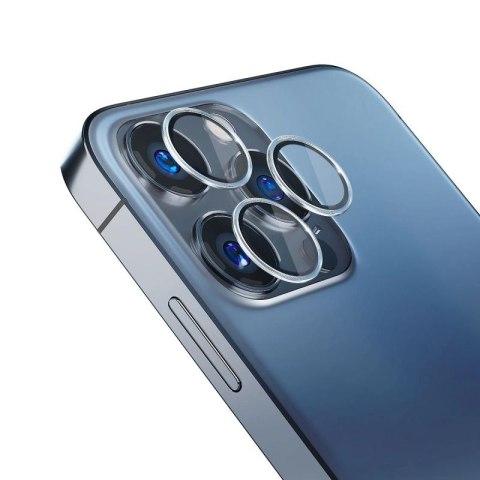 Osłona aparatu 3mk Lens Protection Pro ze złotą ramką na iPhone 15 Pro Max