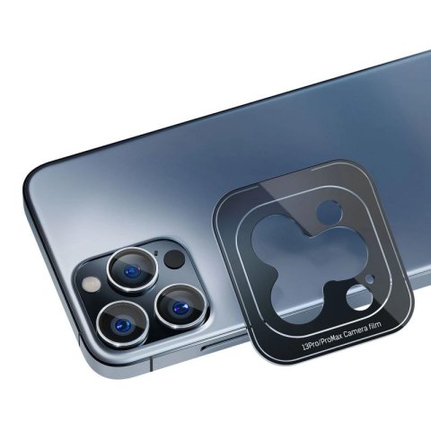 Osłona aparatu 3mk Lens Protection Pro ze złotą ramką na iPhone 15 Pro Max
