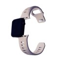 Pasek silikonowy 3mk Silicone Watch Strap do Apple Watch 38 / 40 / 41 mm - beżowy
