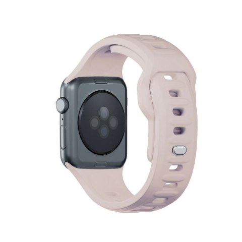 Pasek silikonowy 3mk Silicone Watch Strap do Apple Watch 38 / 40 / 41 mm - beżowy