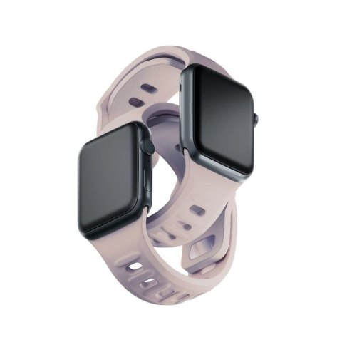 Pasek silikonowy 3mk Silicone Watch Strap do Apple Watch 38 / 40 / 41 mm - beżowy