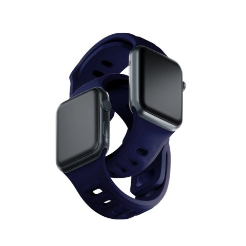 Pasek silikonowy 3mk Silicone Watch Strap do Apple Watch 38 / 40 / 41 mm - niebieski