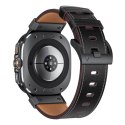 Pasek skórzany Tech-Protect Delta Pro do Samsung Galaxy Watch Ultra (47 mm) - czarny Tech-Protect