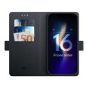 Etui z klapką 3mk Wallet Case na iPhone 16 Plus - czarne 3mk Protection