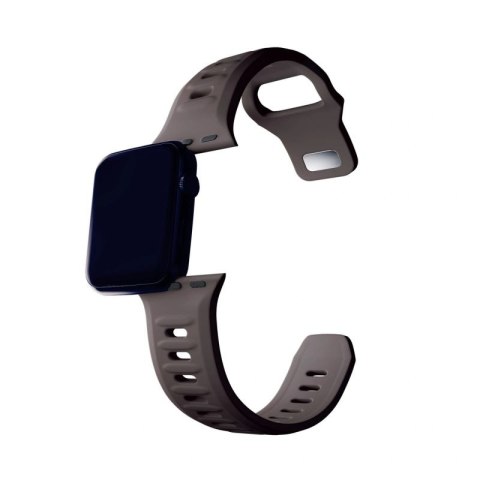Pasek silikonowy 3mk Silicone Watch Strap do Apple Watch 42 / 44 / 45 / 49 mm - brązowy