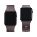 Pasek silikonowy 3mk Silicone Watch Strap do Apple Watch 42 / 44 / 45 / 49 mm - brązowy