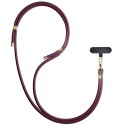 Smycz do smartfona 3mk EasyClip Elite - bordowa