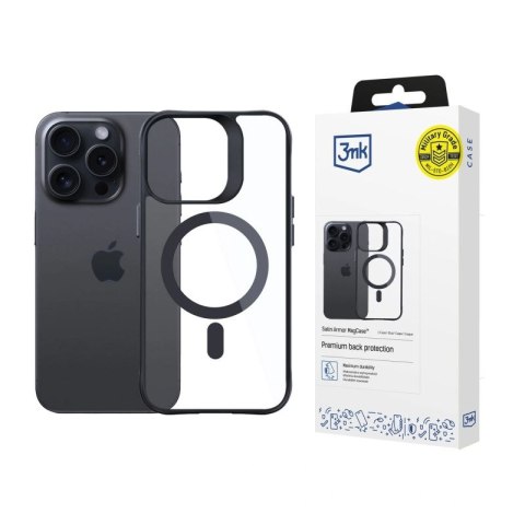 Etui 3mk Satin Armor MagCase na Apple iPhone 13 Pro Max - przezroczyste 3mk Protection