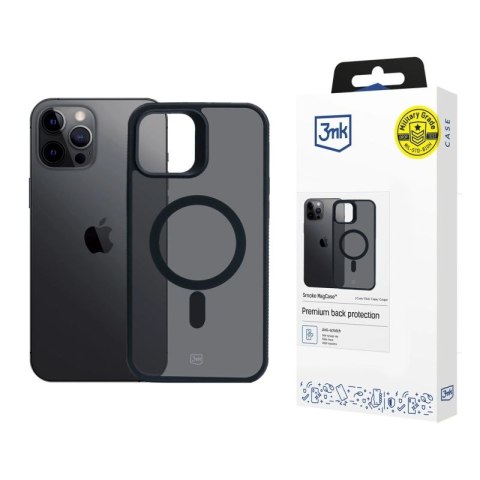 Etui 3mk Smoke MagCase na Apple iPhone 12 Pro Max - czarne 3mk Protection