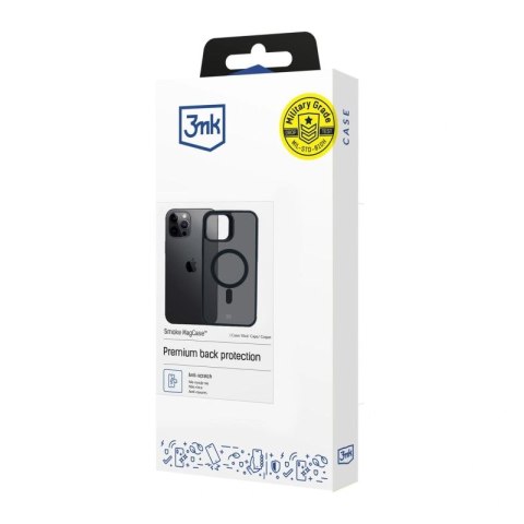Etui 3mk Smoke MagCase na Apple iPhone 12 Pro Max - czarne 3mk Protection