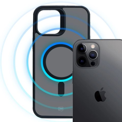Etui 3mk Smoke MagCase na Apple iPhone 12 Pro Max - czarne 3mk Protection