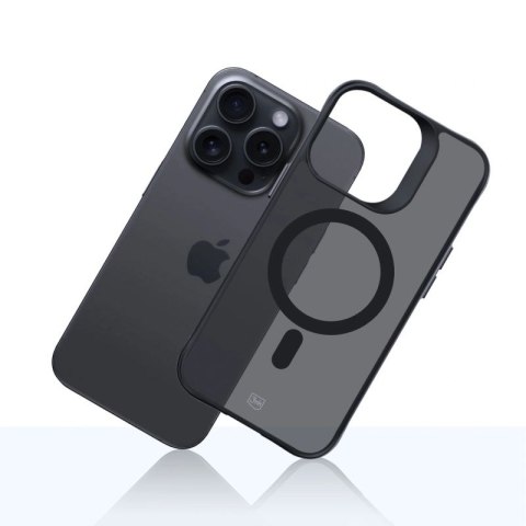 Etui 3mk Smoke MagCase z MagSafe na iPhone 15 Pro - półprzezroczyste 3mk Protection