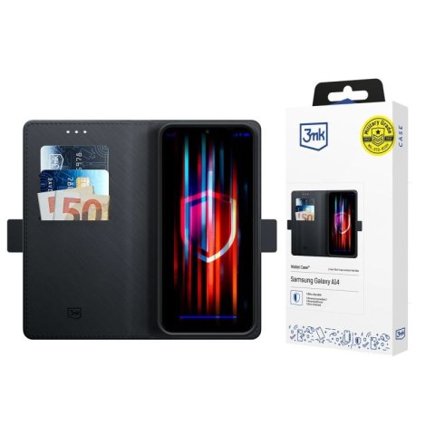 Etui z klapką 3mk Wallet Case na Samsung Galaxy A14 4G - czarne 3mk Protection