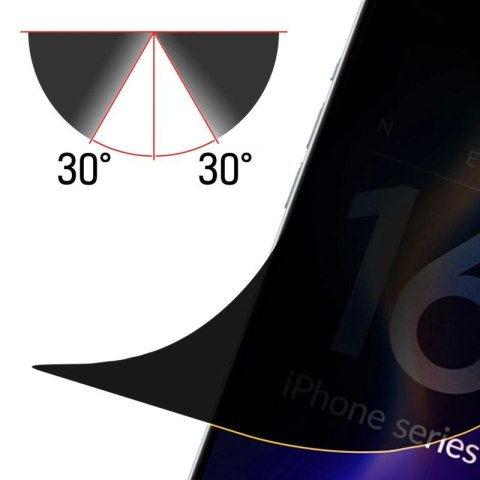 Folia prywatyzująca 3mk Silky Matt Privacy na iPhone 16 3mk Protection