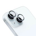 Osłona na aparat 3mk Lens Protection Pro z niebieską ramką do iPhone 15
