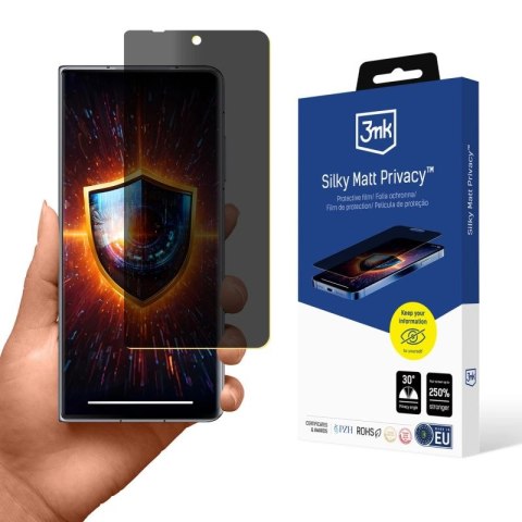 Folia prywatyzująca 3mk Silky Matt Privacy na Honor Magic V2 3mk Protection