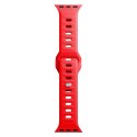 Pasek silikonowy 3mk Silicone Watch Strap do Apple Watch 38 / 40 / 41 mm -czerwony