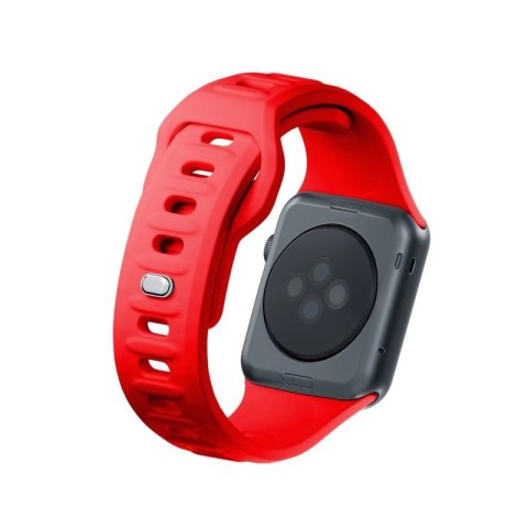 Pasek silikonowy 3mk Silicone Watch Strap do Apple Watch 38 / 40 / 41 mm -czerwony