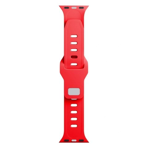 Pasek silikonowy 3mk Silicone Watch Strap for Apple Watch 42 / 44 / 45 / 49 mm - czerwony