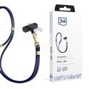 Smycz do smartofna 3mk EasyClip Elite - niebieska