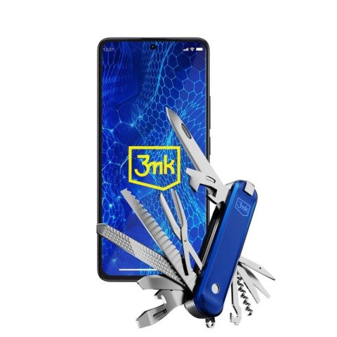 Szkło hartowane 3mk HardGlass Max Lite z czarną ramką na Xiaomi Redmi Note 13 Pro+ 3mk Protection