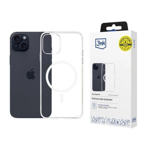 Etui 3mk Clear MagCase na Apple iPhone 15 - przezroczyste 3mk Protection