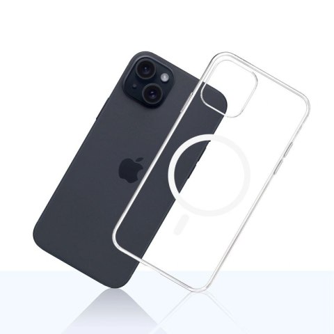 Etui 3mk Clear MagCase na Apple iPhone 15 - przezroczyste 3mk Protection