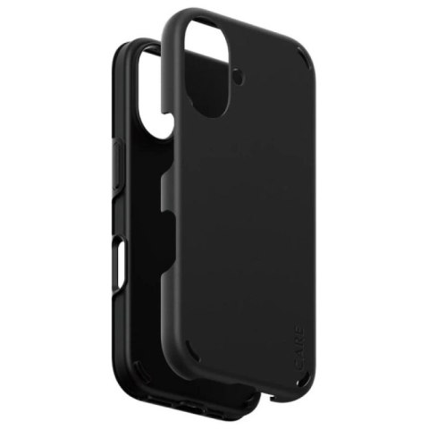 Etui CARE by PanzerGlass Feature Double Defense Case na iPhone 16 - czarne PanzerGlass