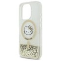 Etui Hello Kitty Liquid Glitter Fever MagSafe na iPhone 16 Pro Max - złote Hello Kitty