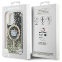 Etui Hello Kitty Liquid Glitter Fever MagSafe na iPhone 16 - złote Hello Kitty