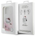 Etui Hello Kitty Liquid Glitter Sweet Kitty Bows MagSafe na iPhone 16 Pro - białe Hello Kitty
