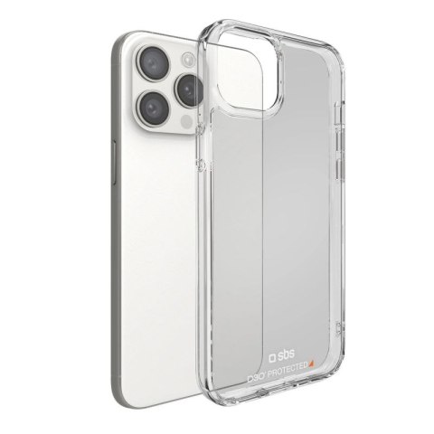 Etui SBS D3O do iPhone 15 Pro - przezroczyste SBS