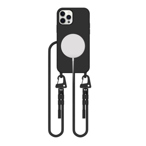 Etui Tech-Protect MagNecklace MagSafe na iPhone 12 / 12 Pro - czarne Tech-Protect