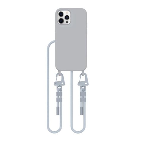 Etui Tech-Protect MagNecklace MagSafe na iPhone 12 / 12 Pro - szare Tech-Protect