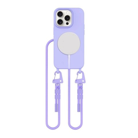 Etui Tech-Protect MagNecklace MagSafe na iPhone 14 Pro - lawendowe Tech-Protect