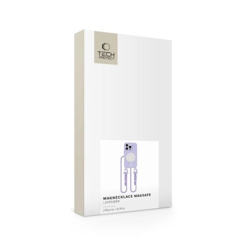 Etui Tech-Protect MagNecklace MagSafe na iPhone 14 Pro - lawendowe Tech-Protect