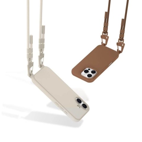 Etui Tech-Protect MagNecklace MagSafe na iPhone 14 - beżowe Tech-Protect