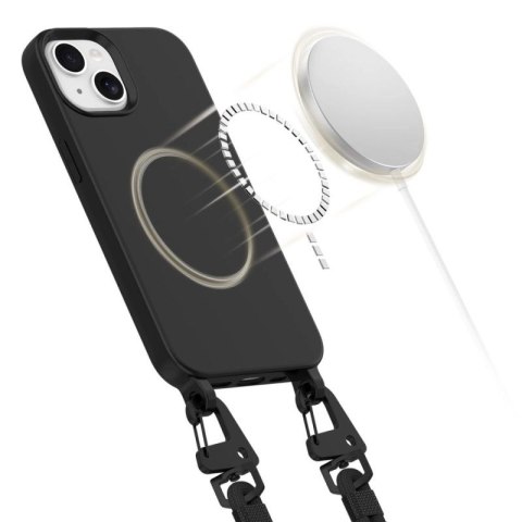 Etui Tech-Protect MagNecklace MagSafe na iPhone 14 - czarne Tech-Protect