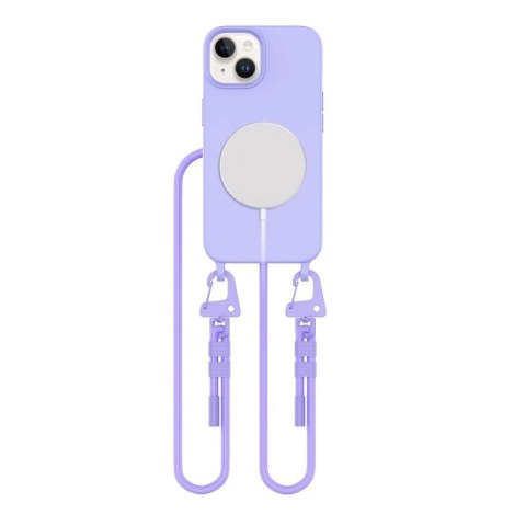 Etui Tech-Protect MagNecklace MagSafe na iPhone 14 - lawendowe Tech-Protect