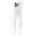 Etui Tech-Protect MagNecklace MagSafe na iPhone 15 Pro - beżowe Tech-Protect
